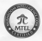 MTEL MUSHROOM INTELLIGENCE.COM MTEL CERTIFIED
