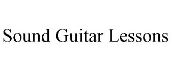 SOUND GUITAR LESSONS