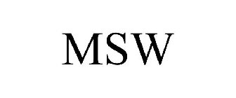 MSW