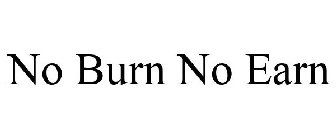 NO BURN NO EARN