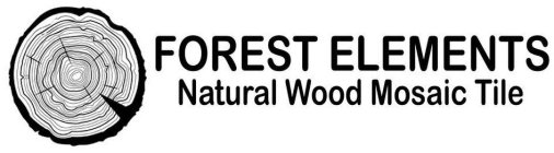 FOREST ELEMENTS NATURAL WOOD MOSAIC TILE