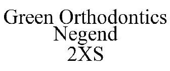 GREEN ORTHODONTICS NEGEND 2XS