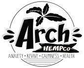 ARCH HEMPCO ANXIETY REVIVE CALMNESS HEALTH