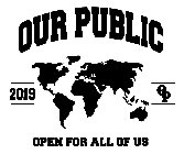 OUR PUBLIC OPEN FOR ALL OF US 2019 OP