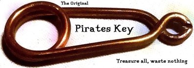 THE ORIGINGAL PIRATES KEY TREASURE ALL,WASTE NOTHING