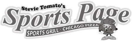 STEVIE TOMATO'S SPORTS PAGE SPORTS GRILL · CHICAGO PIZZA