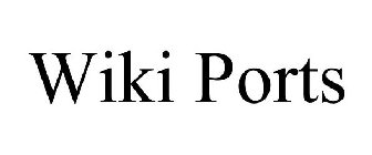 WIKI PORTS