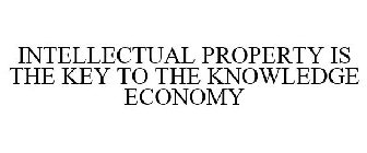 INTELLECTUAL PROPERTY IS THE KEY TO THE KNOWLEDGE ECONOMY