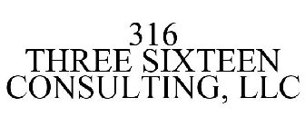 316 THREE SIXTEEN CONSULTING, LLC