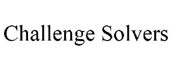 CHALLENGE SOLVERS