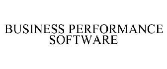BUSINESS PERFORMANCE SOFTWARE