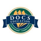 D·O·C·S EDUCATION LEADERSHIP· COMMUNITY