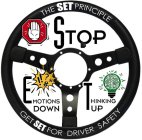 THE SET PRINCIPLE STOP EMOTIONS DOWN THINKINGUP GET SET FOR DRIVER SAFETY