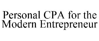 PERSONAL CPA FOR THE MODERN ENTREPRENEUR
