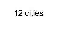 12 CITIES