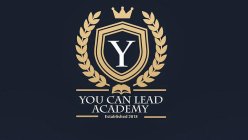 Y YOU CAN LEAD ACADEMY ESTABLISHED 2018