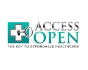 ACCESS OPEN THE KEY TO AFFORDABLE HEALTHCARE