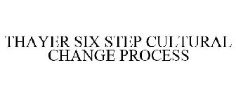 THAYER SIX STEP CULTURAL CHANGE PROCESS