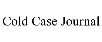 COLD CASE JOURNAL
