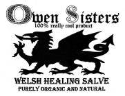 OWEN SISTERS 100% REALLY COOL PRODUCT WELSH HEALING SALVE PURELY ORGANIC AND NATURAL