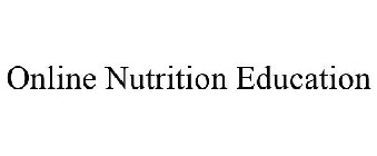 ONLINE NUTRITION EDUCATION