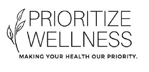 PRIORITIZE WELLNESS MAKING YOUR HEALTH OUR PRIORITY.