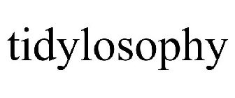 TIDYLOSOPHY