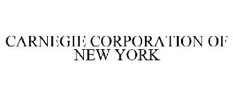 CARNEGIE CORPORATION OF NEW YORK