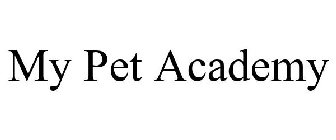 MY PET ACADEMY