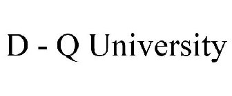 D - Q UNIVERSITY