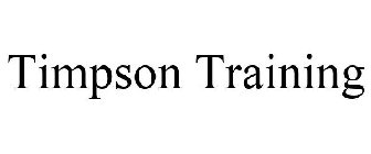 TIMPSON TRAINING