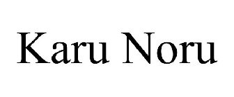 KARU NORU