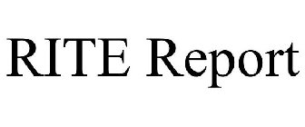 RITE REPORT