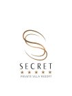 S SECRET PRIVATE VILLA RESORT