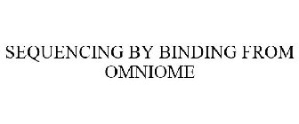 SEQUENCING BY BINDING FROM OMNIOME