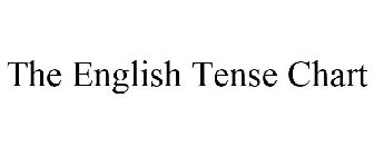 THE ENGLISH TENSE CHART