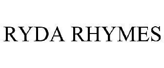 RYDA RHYMES