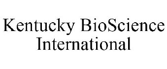 KENTUCKY BIOSCIENCE INTERNATIONAL