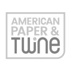 AMERICAN PAPER & TWINE