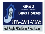 $ GP&D GRACE PROPERTIES & DEVELOPMENT BUYS HOUSES REAL PEOPLE REAL DEALS REAL ESTATE 816-490-7065