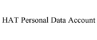 HAT PERSONAL DATA ACCOUNT