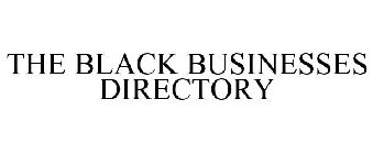 THE BLACK BUSINESSES DIRECTORY