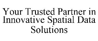 YOUR TRUSTED PARTNER IN INNOVATIVE SPATIAL DATA SOLUTIONS