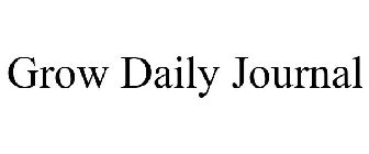 GROW DAILY JOURNAL