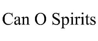 CAN O SPIRITS