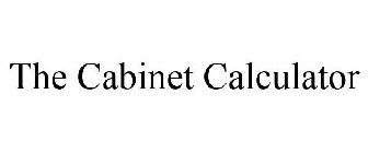 THE CABINET CALCULATOR