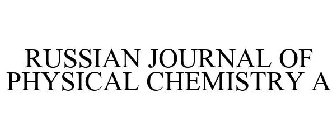 RUSSIAN JOURNAL OF PHYSICAL CHEMISTRY A