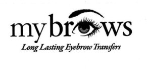 MYBROWS LONG LASTING EYEBROW TRANSFERS