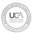 UCA URGENT CARE ASSOCIATION ACCREDITED URGENT CARE CENTER SCOPE QUALITY SAFETY