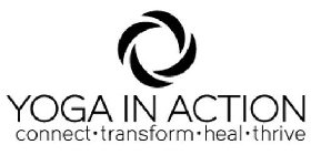 YOGA IN ACTION CONNECT · TRANSFORM · HEAL · THRIVE